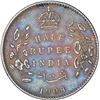 Image 1 : Silver Half Rupee Coin of King Edward VII of Calcutta Mint of 1908.
