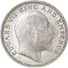 Image 2 : Silver Half Rupee Coin of King Edward VII of Calcutta Mint of 1910.