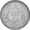 Image 1 : Silver Half Rupee Coin of King George V of Bombay Mint of 1919.
