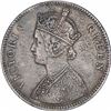 Image 2 : Rare Silver One Rupee Coin of Victoria Queen of Bombay Mint of 1862.