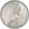 Image 2 : Silver One Rupee Coin of Victoria Queen of Bombay Mint of 1876.