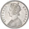 Image 2 : Silver One Rupee Coin of Victoria Empress of Calcutta Mint of 1877.