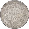 Image 1 : Silver One Rupee Coin of Victoria Empress of Bombay Mint of 1884.