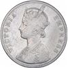 Image 2 : Silver One Rupee Coin of Victoria Empress of Bombay Mint of 1884.