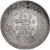 Image 1 : Silver One Rupee Coin of Victoria Empress of Calcutta Mint of 1885.