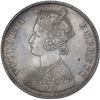 Image 2 : Silver One Rupee Coin of Victoria Empress of Calcutta Mint of 1885.