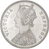 Image 2 : Silver One Rupee Coin of Victoria Empress of Calcutta Mint of 1893.