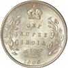 Image 1 : Silver One Rupee Coin of King Edward VII of Calcutta Mint of 1906.