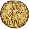 Image 1 : Gold Dinar Coin of Kushan Dynasty of Vasudeva I OESHO Type.