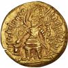 Image 1 : Very Rare Gold Dinar Coin of Kushan Dynasty of Vasudeva I of OESHO Type.