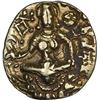 Image 2 : Very Rare Gold Dinar Coin of Gupta Dynasty of Purugupta of Chakra Type.