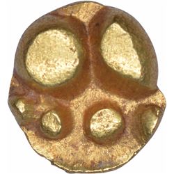 Rare Gold Fanam Coin of Chalukyas of Kalyana.