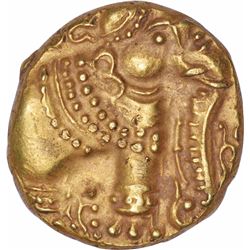 Rare Gold Gajapati Pagoda Coin of Western Ganga Dynasty.