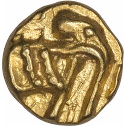 Gold Quarter Fanam Coin of Western Ganga Dynasty.