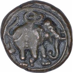 Copper Jital Coin of Lakhana Dandanayaka of Vijayanagara Feudatory.