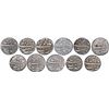 Image 2 : Lot of 11 Months Silver One Rupee Coins of Jahangir of Patna Mint.