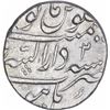 Image 2 : Silver One Rupee Coin of Farrukhsiyar of Burhanpur Dar us Surur Mint.