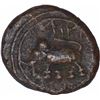 Image 1 : Copper One Eighth Paisa Coin of Tipu Sultan of Bengalur Mint of Mysore Kingdom.