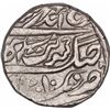 Image 2 : Silver One Rupee Coin of Jaswant Singh of Braj Indrapur Mint of Bharatpur State.