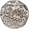 Image 2 : Silver One Rupee Coin of Madan Singh of Qila Shahabad Mint of Jhalawar State.