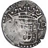 Image 1 : Rare Silver One Tanga Coin of Felipe III of Indo French.