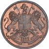 Image 2 : Copper One Twelfth Anna Coin of East India Company of Calcutta Mint of 1835.