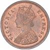Image 2 : Copper One Twelfth Anna Coin of Victoria Empress of Bombay Mint of 1883.