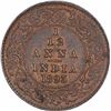 Image 1 : Copper One Twelfth Anna Coin of Victoria Empress of Calcutta Mint of 1893.