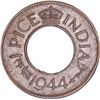 Image 1 : Bronze One Pice Coin of King George VI of Calcutta Mint of 1944.