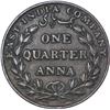 Image 2 : Rare Copper One Quarter Anna Coin of East India Company of Bombay Mint of 1835.