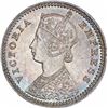 Image 2 : Silver Two Annas Coin of Victoria Empress of Calcutta Mint of 1878.