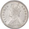 Image 2 : Silver Two Annas Coin of Victoria Empress of Calcutta Mint of 1890.