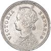 Image 2 : Silver Quarter Rupee Coin of Victoria Empress of Calcutta Mint of 1888.