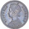 Image 2 : Silver Quarter Rupee Coin of Victoria Empress of Calcutta Mint of 1889.