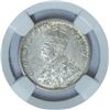 Image 2 : Silver Quarter Rupee Coin of King George V of Calcutta Mint of 1913.