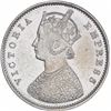 Image 2 : Silver Half Rupee Coin of Victoria Empress of Bombay Mint of 1893.