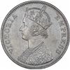 Image 2 : Silver One Rupee Coin of Victoria Empress of Calcutta Mint of 1897.