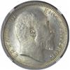 Image 2 : Silver One Rupee Coin of King Edward VII of Calcutta Mint of 1906.