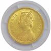 Image 2 : Gold One Mohur Coin of Victoria Queen of Calcutta Mint of 1862.