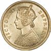 Image 2 : Gold One Mohur Coin of Victoria Empress of Calcutta Mint of 1882.