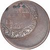Image 1 : Bronze One Quarter Anna Coin of King Edward VII of Calcutta Mint of 1906.