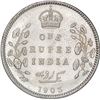 Image 1 : Silver One Rupee Coin of King Edward VII of Calcutta Mint of 1903.