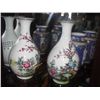 Image 2 : LOT OF 11 CHINESE VASES WITH ROSEWOOD STANDS