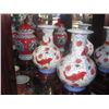 Image 3 : LOT OF 11 CHINESE VASES WITH ROSEWOOD STANDS