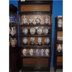 6 STACKER MACEYS OAK LAWYERS BOOK CASE