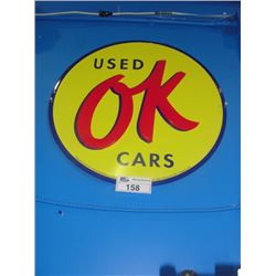 USED CARS OK SIGN