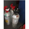 Image 1 : LOT OF 3 CARBON DIOXIDE TANKS WITH CONTENTS