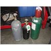 Image 1 : LOT OF 3 CANISTERS INCLUDING ARGON, ARGO SHEILD 25C AND FIRE EXTINGUISHER SOLUTION