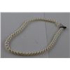 Image 1 : ONE STRAND OF ROUND WHITE JAPANESE AKOYA CULTURED PEARLS