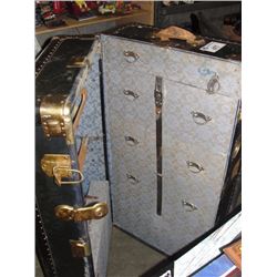 ANTIQUE WARDROBE TRUNK